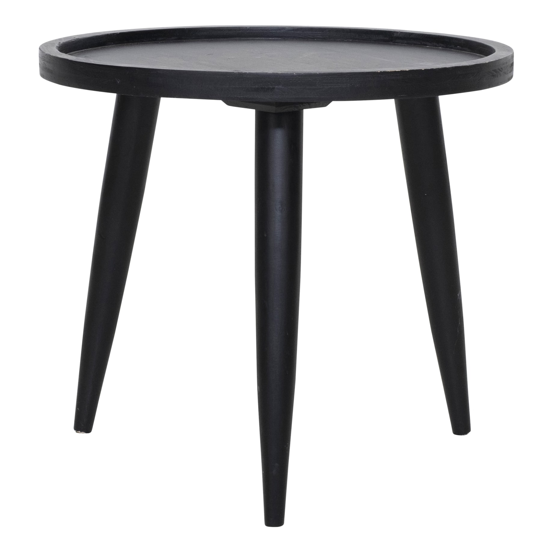 Robert Side Table Short in Black