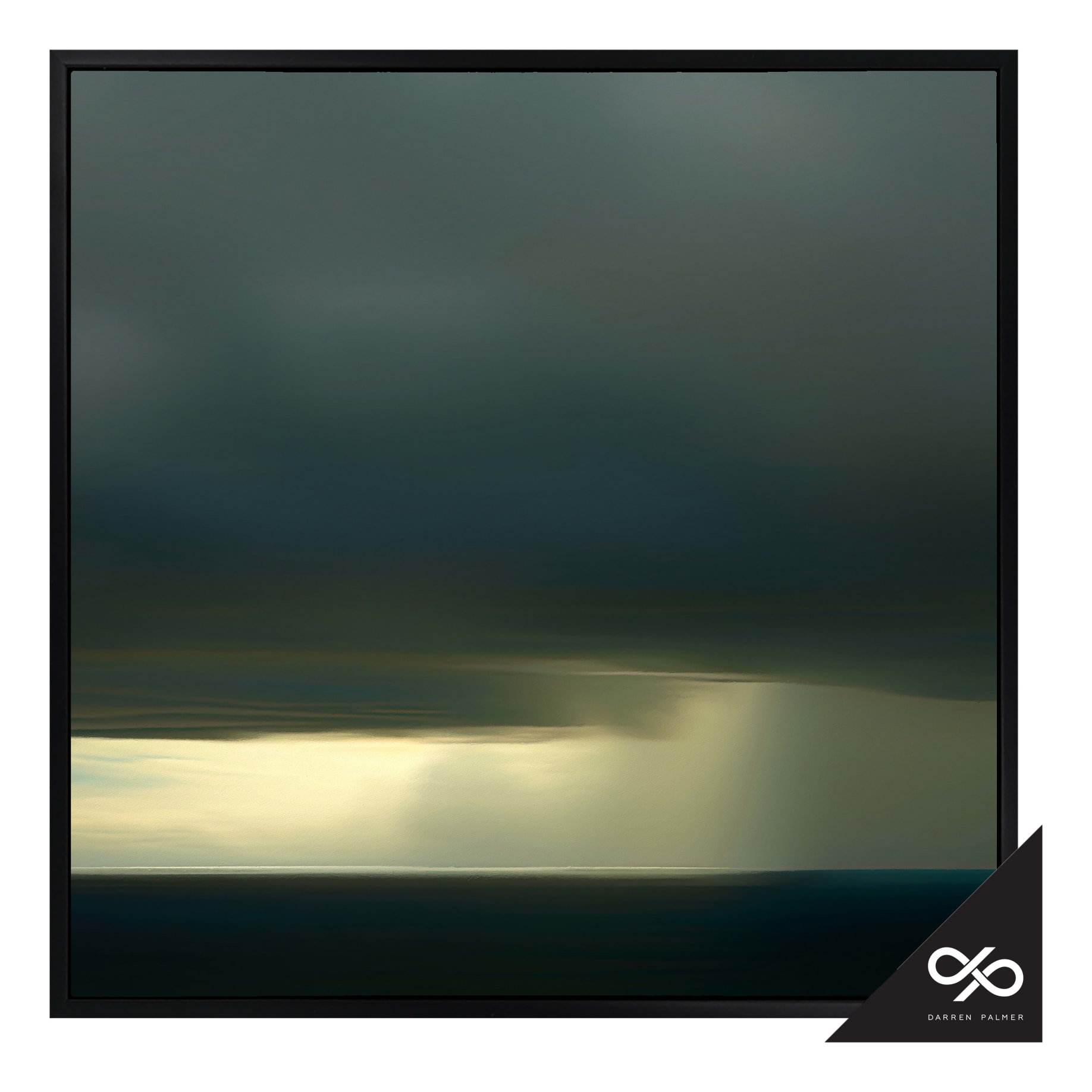 Sighing Skies Box Framed Canvas in 93 x 93cm
