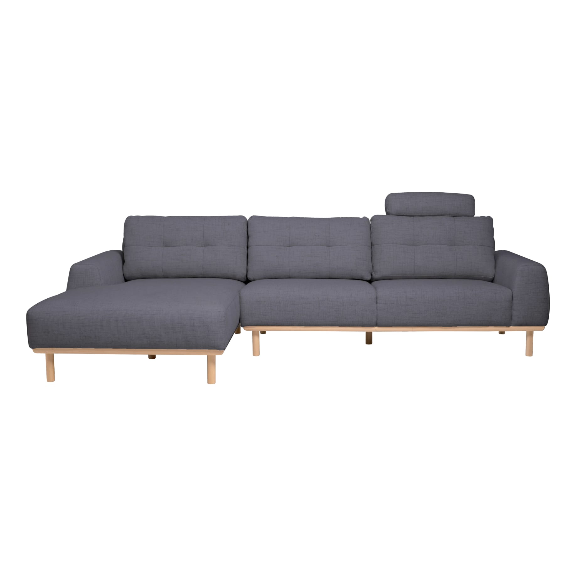 Stratton 3 Seater Sofa + Chaise LHF in Cloud Storm