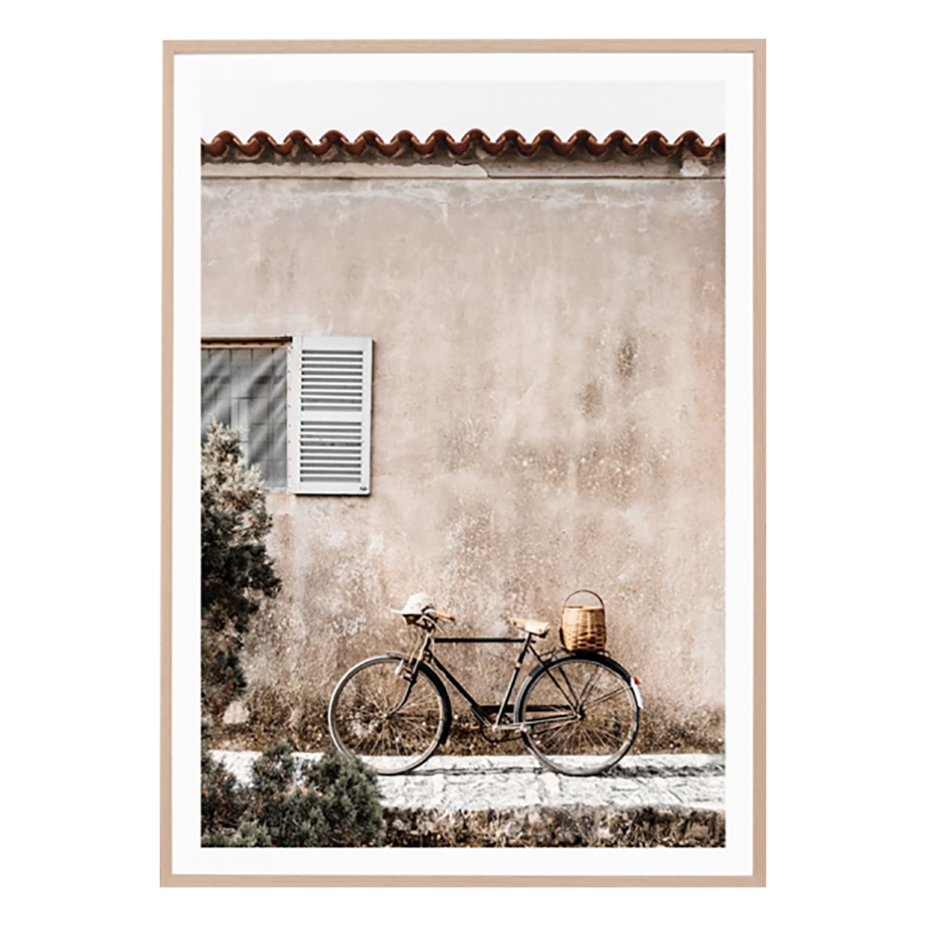 Summer Bicycle Framed Print in 45 x 62cm