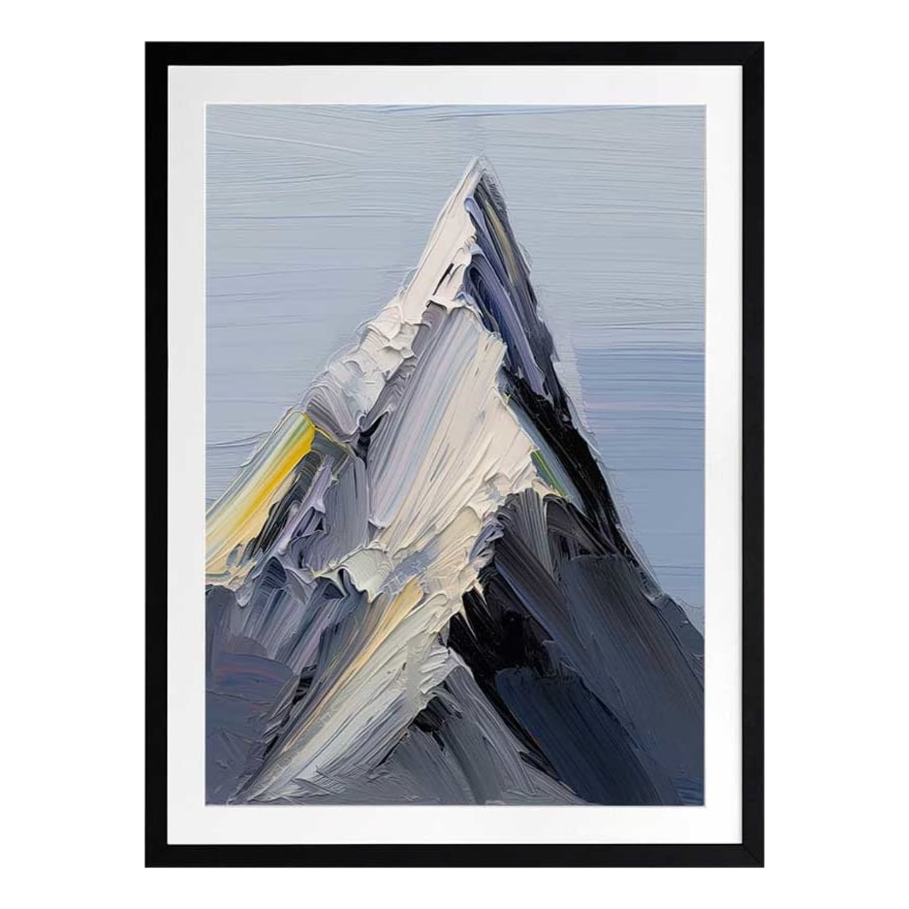 Summits Framed Print in 84 x 105cm