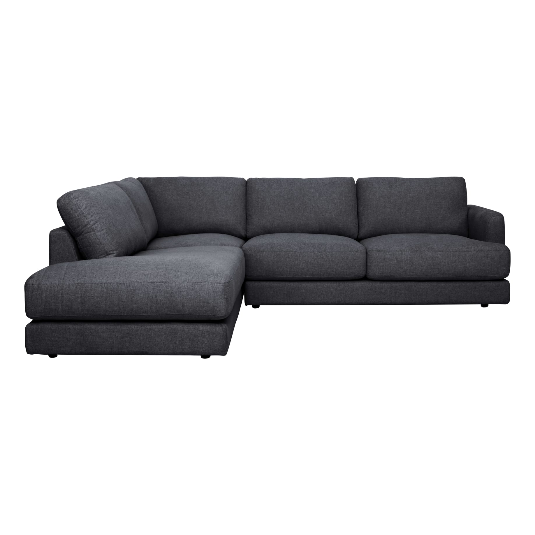 Temple Corner Chaise LHF in Belfast Charcoal