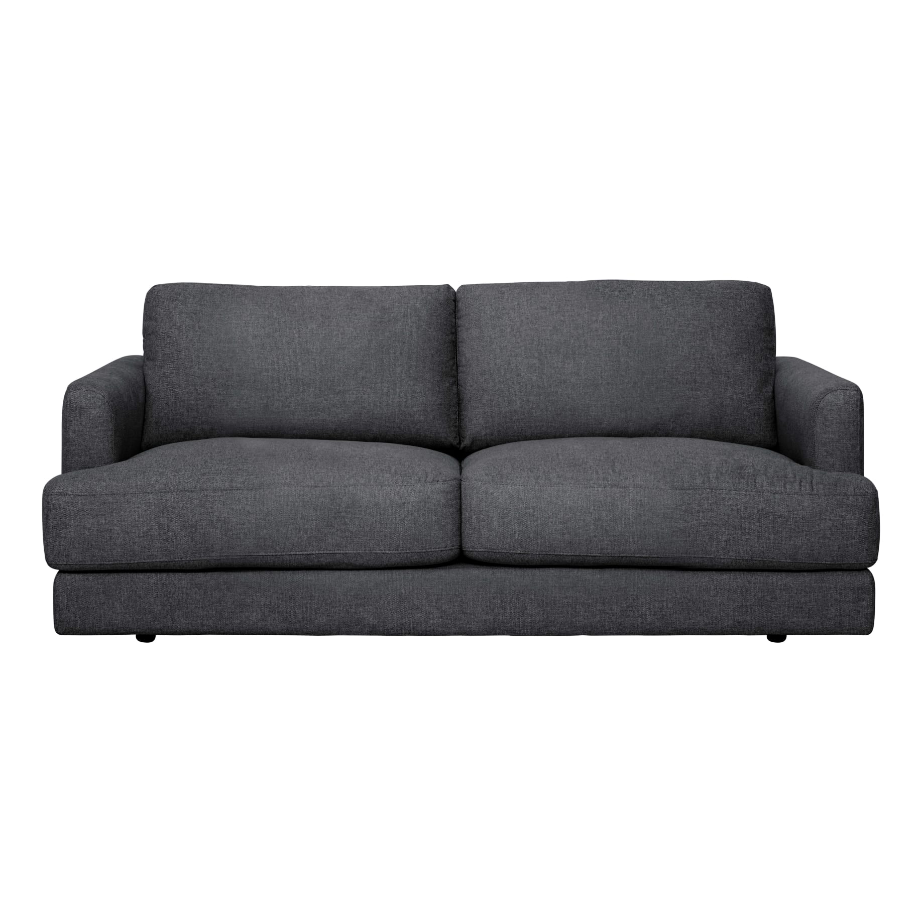 Temple 3 Seater Sofa with 2 Cushion in Belfast Charcoal