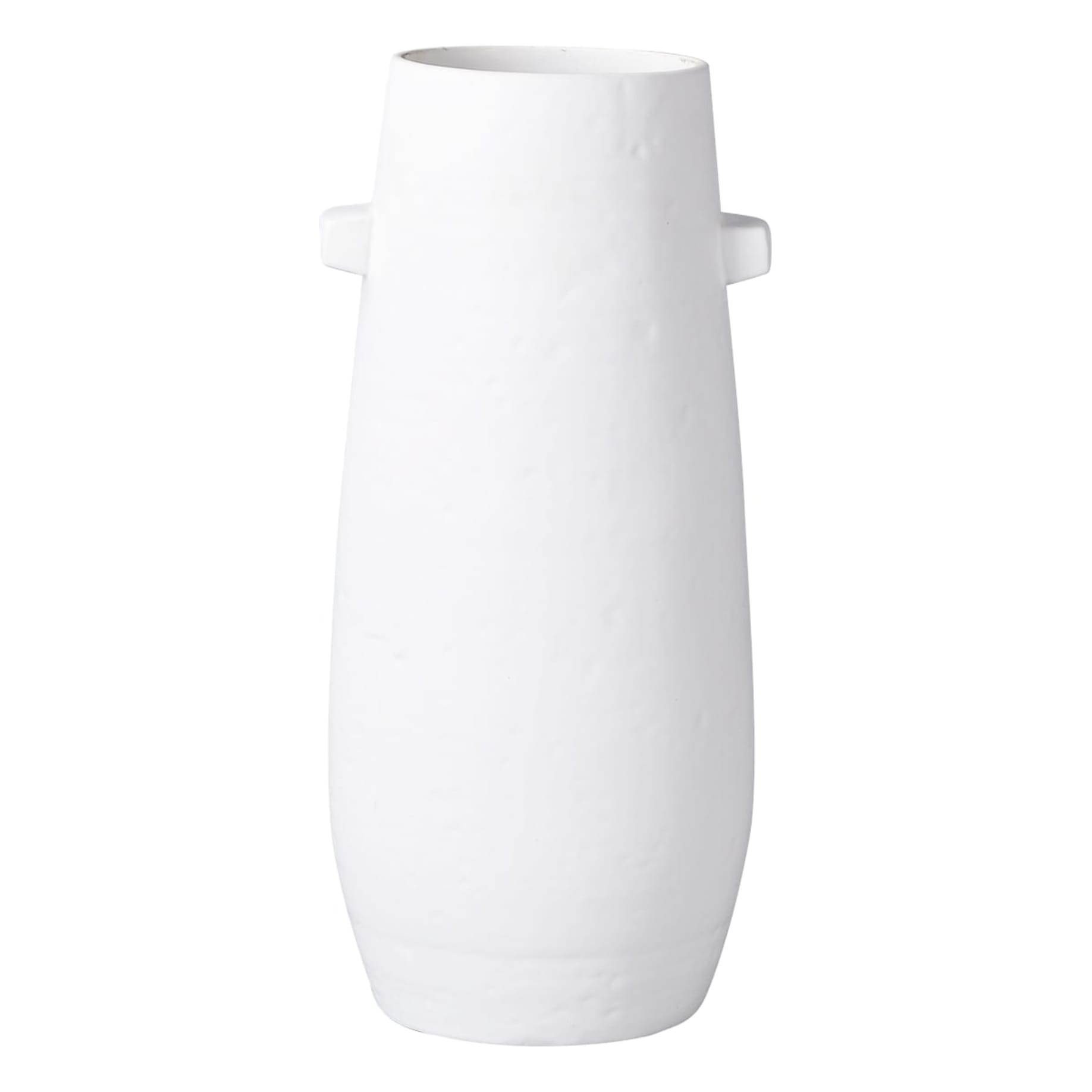Thea Deco Vase Medium 16x31cm in White