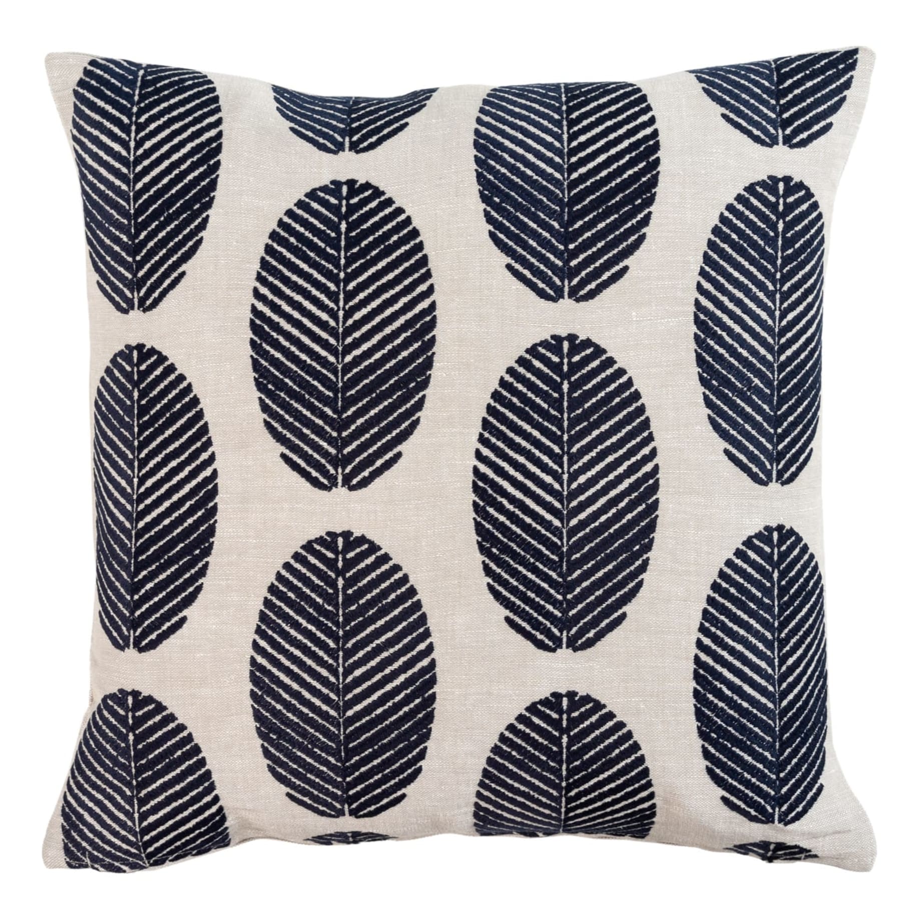 Vermont Feather Fill Cushion 50x50cm in Midnight