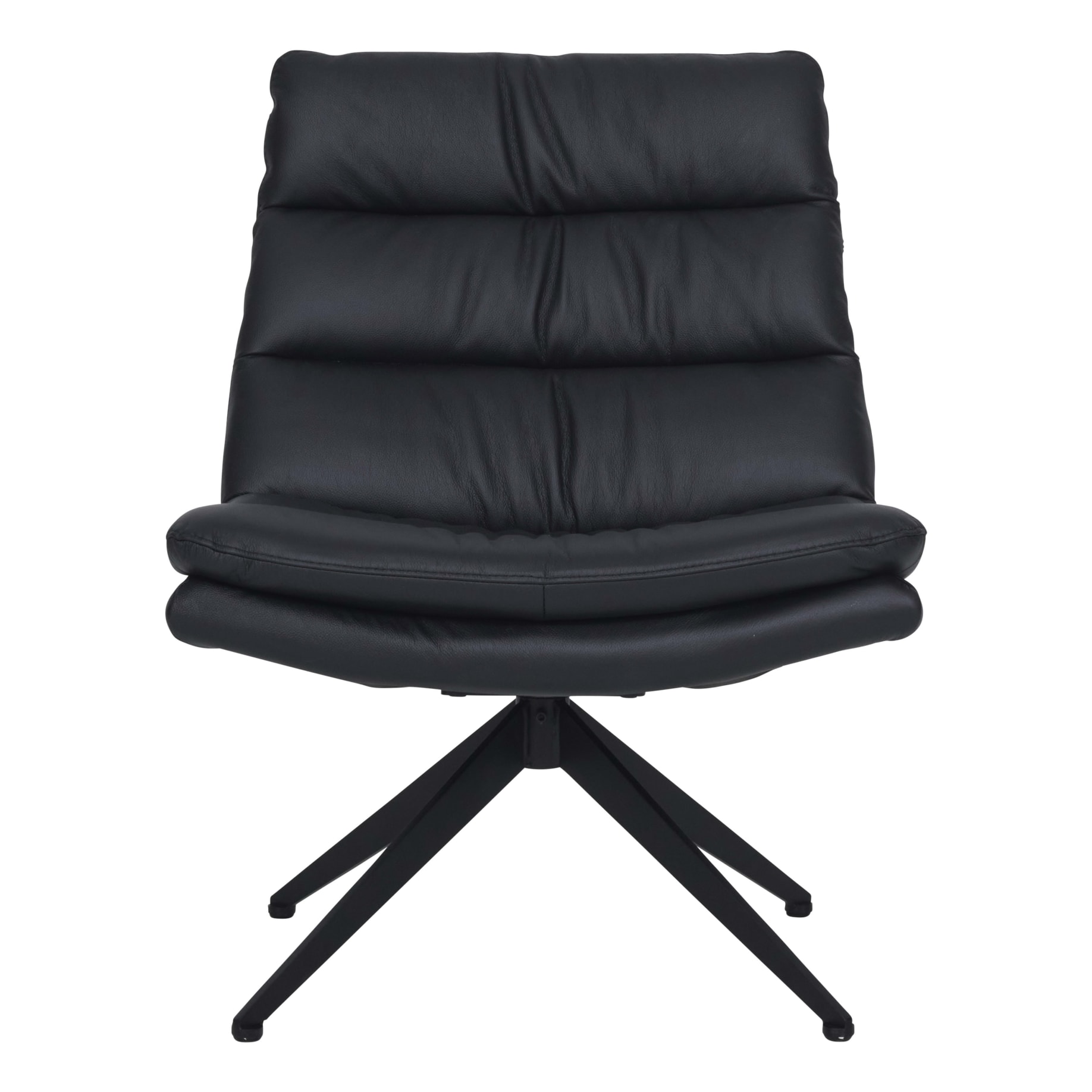 Black leather swivel recliner hotsell