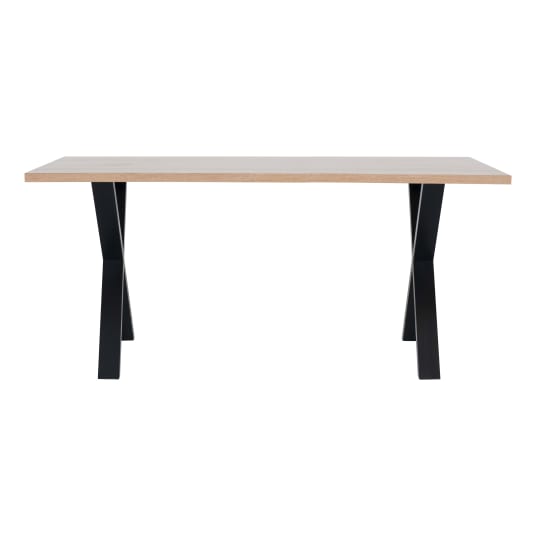 Buxton Dining Table 210cm in Messmate/Chocolate | OZ Design Furniture