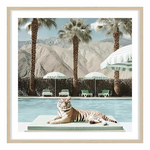 Ace Framed Print in 84 x 84cm