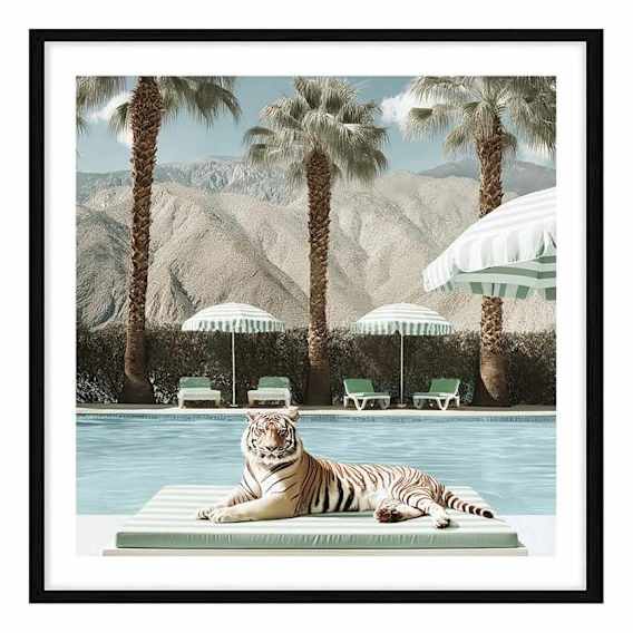 Ace Framed Print in 84 x 84cm