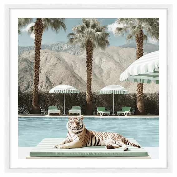 Ace Framed Print in 84 x 84cm