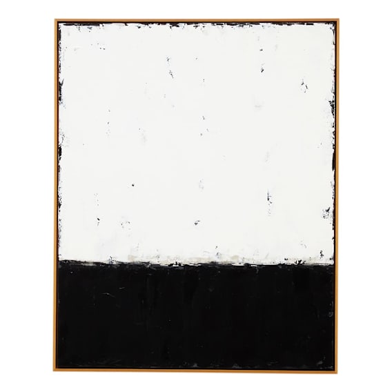 Adrift Coal 1 Box Framed Canvas in 84 x 104cm