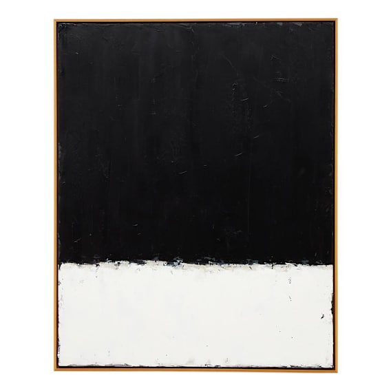 Adrift Coal 2 Box Framed Canvas in 84 x 104cm
