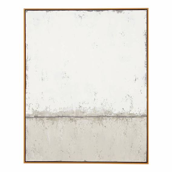 Adrift Natural 1 Box Framed Canvas in 84 x 104cm