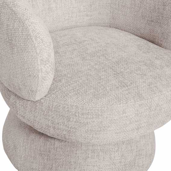 Swivel Armchair Material and Finishes