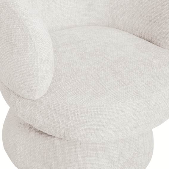 Swivel Armchair Material and Finishes