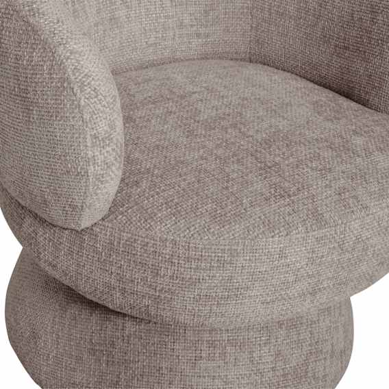 Swivel Armchair Material and Finishes