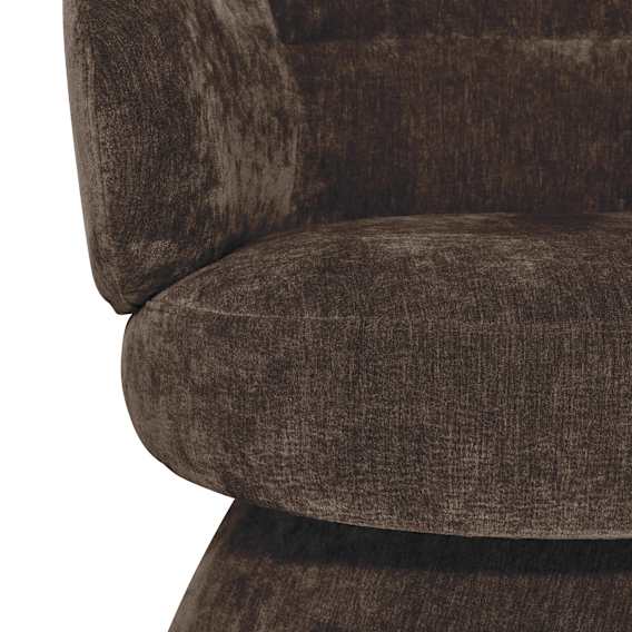 Swivel Armchair Material and Finishes