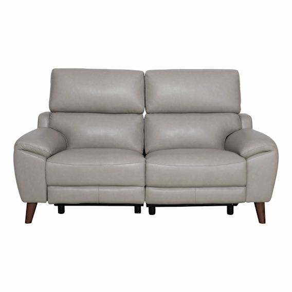 Anthony 2 Seater Recliner Sofa in Alpine Leather Beige