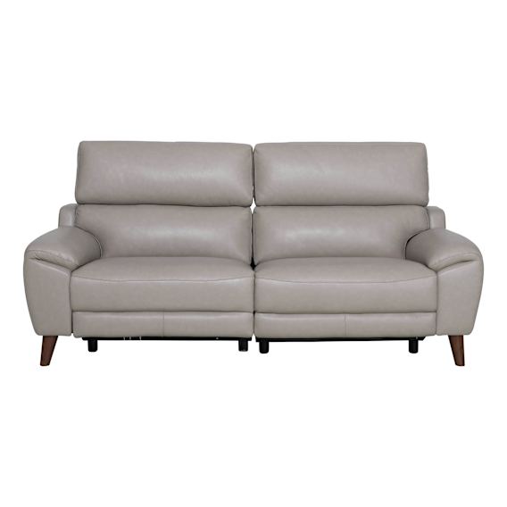 Anthony 3 Seater Recliner Sofa in Alpine Leather Beige