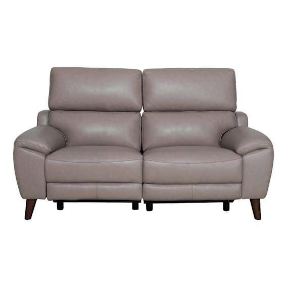 Anthony 2 Seater Recliner Sofa in Alpine Leather Grey