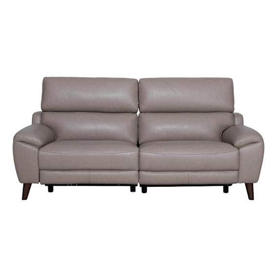 Anthony 3 Seater Recliner Sofa in Alpine Leather Grey