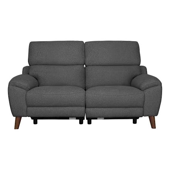 Anthony 2 Seater Recliner Sofa in Mars Charcoal
