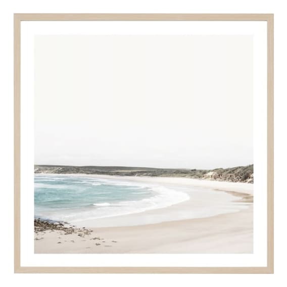 Angourie Beach Framed Print in 98 x 98cm