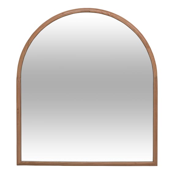 Arched Oak Mirror 80x90cm in Natural