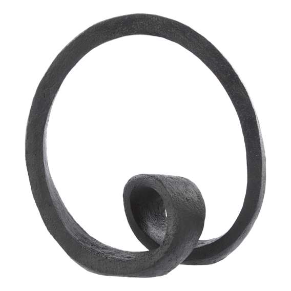 Arcus Sculpture 27.5x29cm in Black