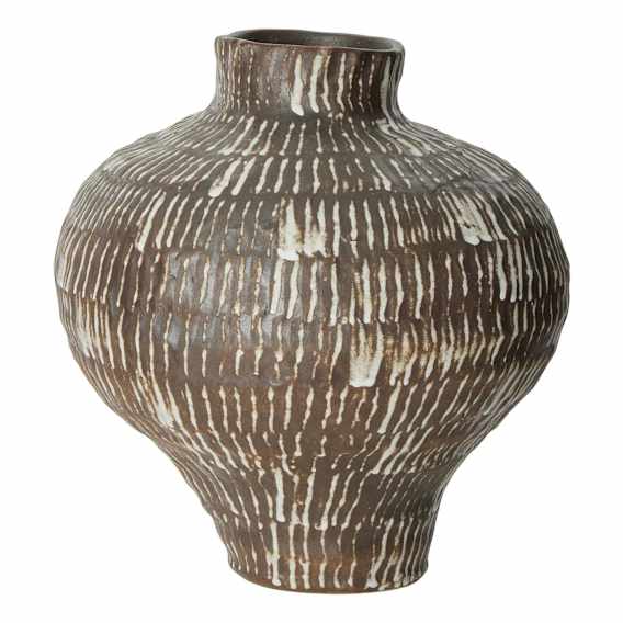Arbor Vase 15x40cm in Brown / White