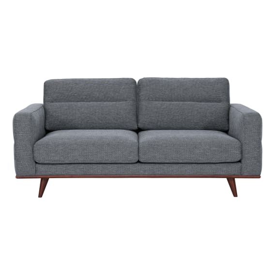 Astrid 2.5 Seater Sofa in Talent Denim / Brown Leg