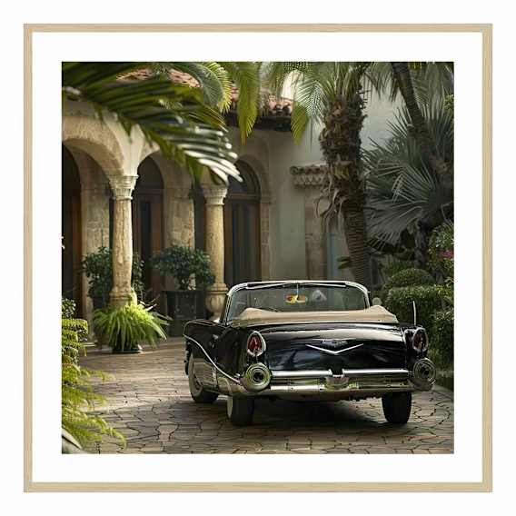 Ashton Drive Framed Print in 103 x 103cm