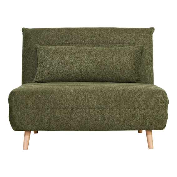 Astra 1 Seater Sofa Bed in Mars Green