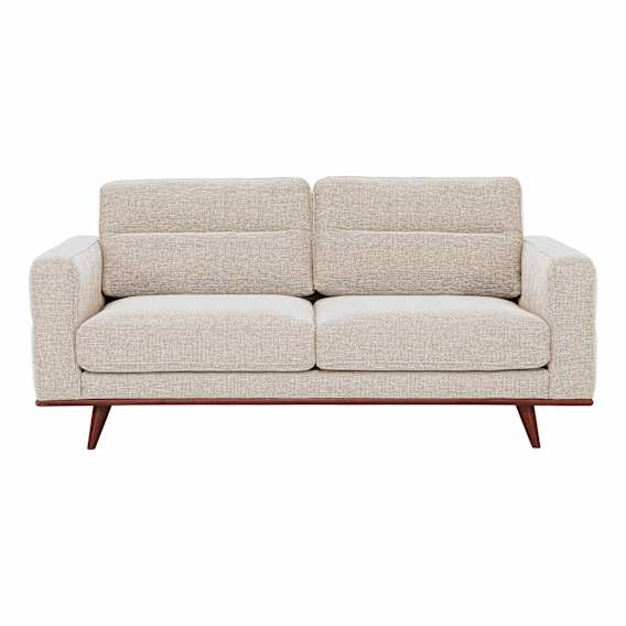 Astrid 2.5 Seater Sofa in Talent Sand / Brown Leg