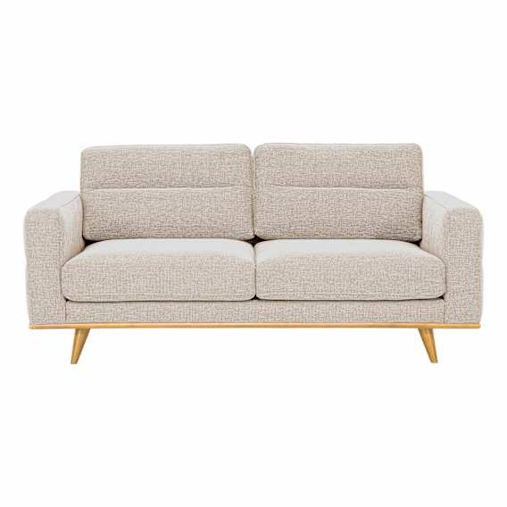 Astrid 2.5 Seater Sofa in Talent Sand / Clear Leg