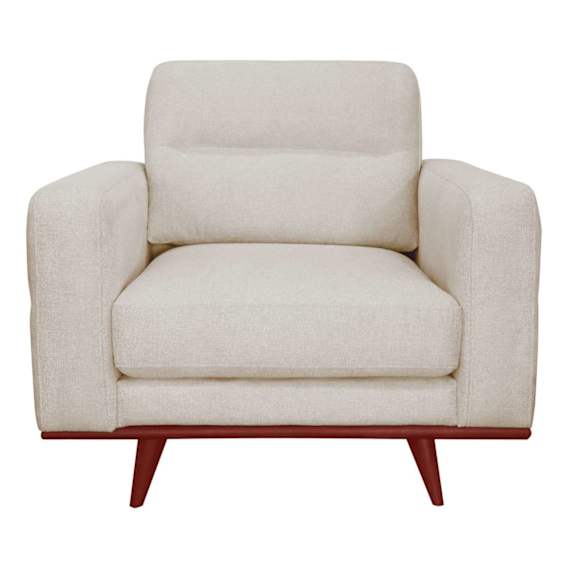 Astrid Armchair in Talent Sand / Brown Leg