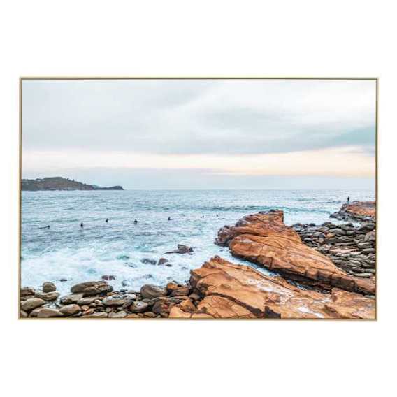 Avoca Beach Box Framed Canvas in 92 x 62cm