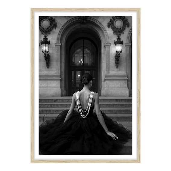 Avenue View Framed Print in 95 x 133cm