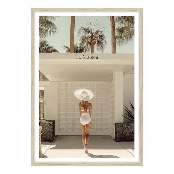 Babylon Estate Framed Print in 103 x 143cm