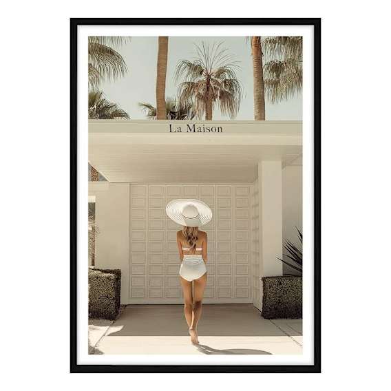 Babylon Estate Framed Print in 84 x 118cm