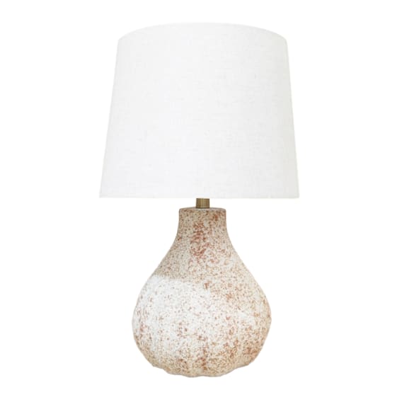 Baudin Table Lamp 25.5x54cm in Mottled Earth