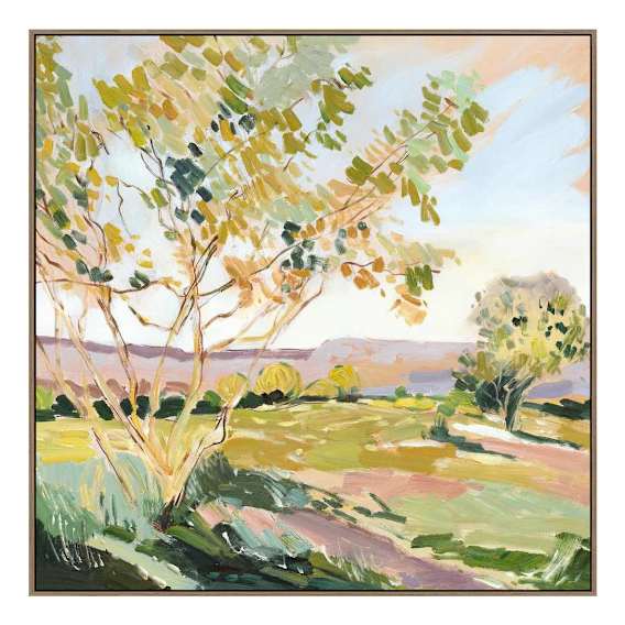 Barossa Breeze Design A Box Framed Canvas in 80 x 80cm