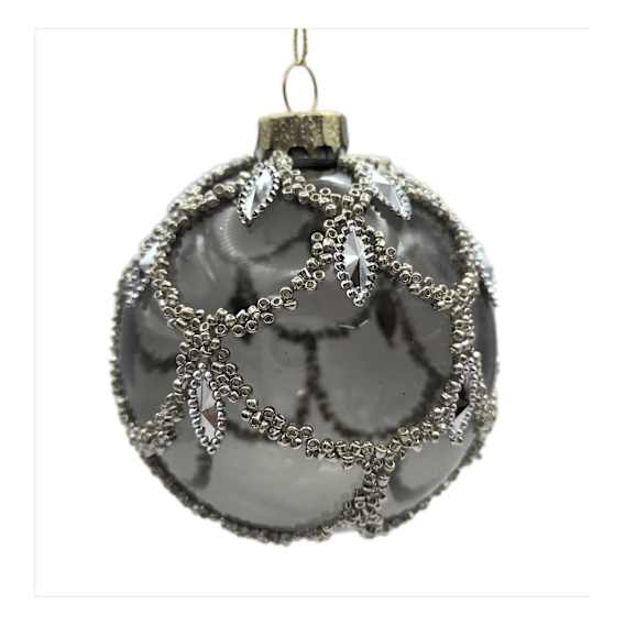 Bauble Decoration 8cm in Black