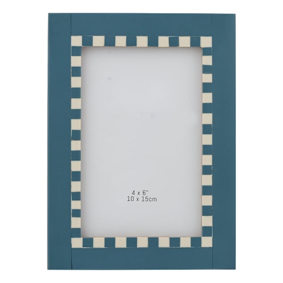 Barnet Photo Frame 14x19cm in Blue