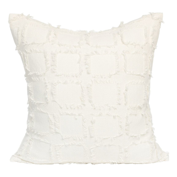 Bedu Feather Fill Cushion 50x50cm in White