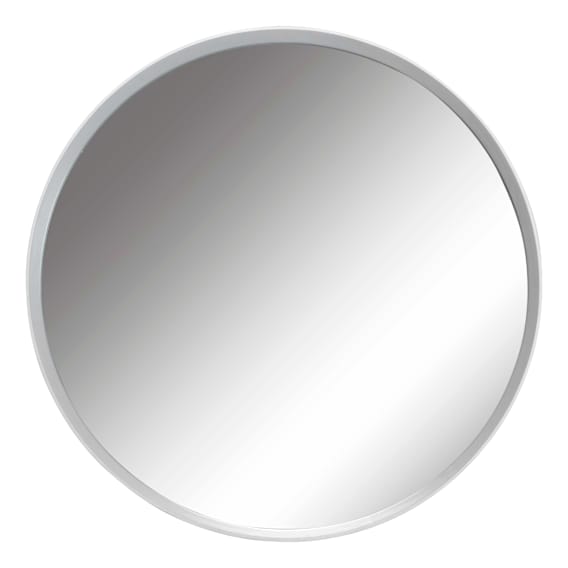 Benny Round Mirror 120cm in White