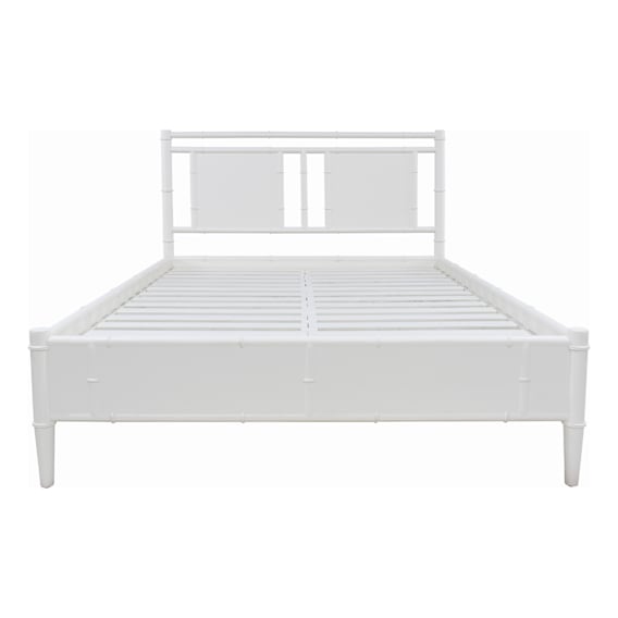 Bermuda Queen Bed Frame in Mangowood White