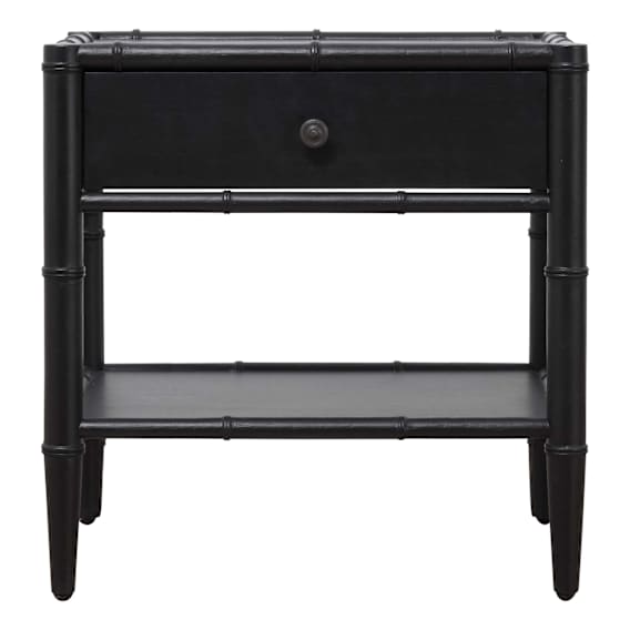Bermuda Low Bedside in Mangowood Black
