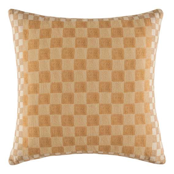 Bellini Feather Fill Cushion 50x50cm in Toffee