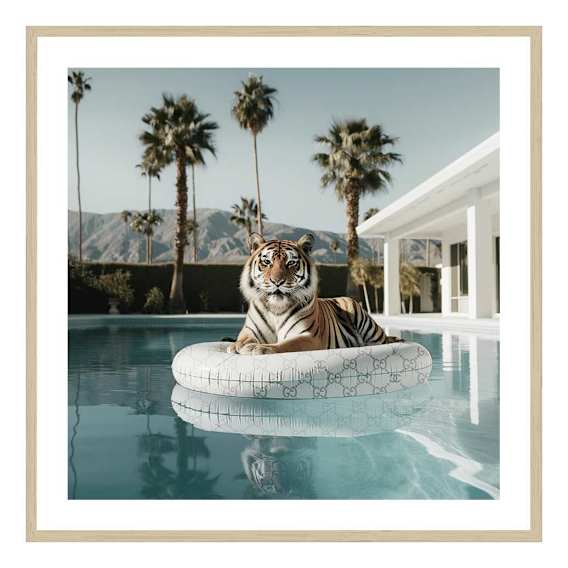 Biaggo Framed Print in 95 x 95cm